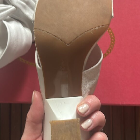 Vaneli White Twist Sandal - Picture 3 of 3